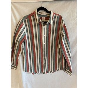 Vintage‎ 80s Levi Colorful Western Shirt Men XL